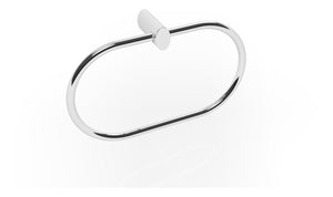 Auvellis Nexara 220mm towel ring in chrome