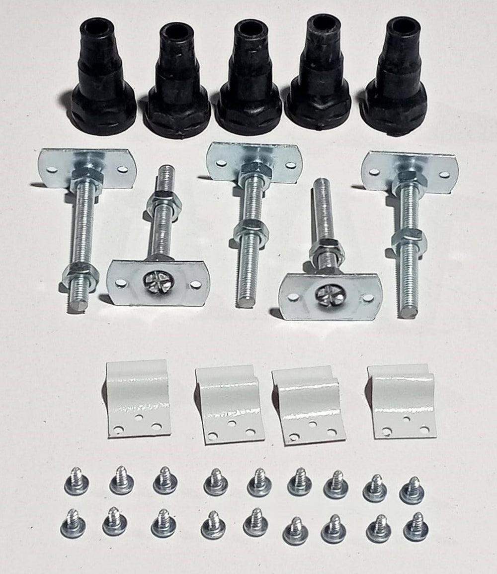 Auvellis white riser set for 800mm and 900mm quadrant shower trays