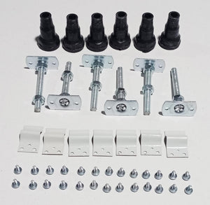 Auvellis white riser set for 1000mm and 1200mm square and rectangular shower trays