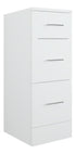 Auvellis Forma 300mm 3 Drawer Base Unit - White Gloss