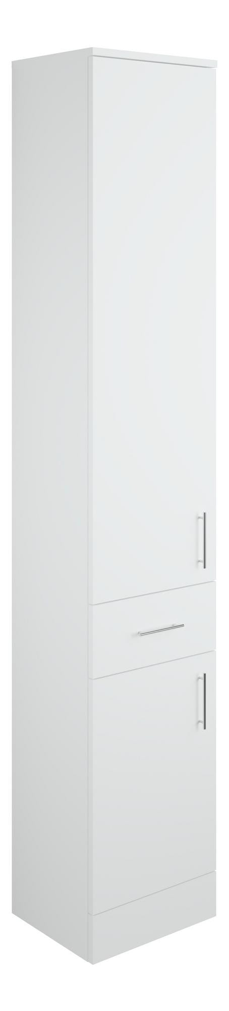 Auvellis Forma 350mm 2 Door, 1 Drawer Tall Unit - White Gloss