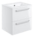 Auvellis Volta 510mm Wall Hung 2 Drawer Basin Unit & 1TH Thin Edge Basin