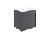 Auvellis Elements 510mm Wall Hung Unit Inc. Basin