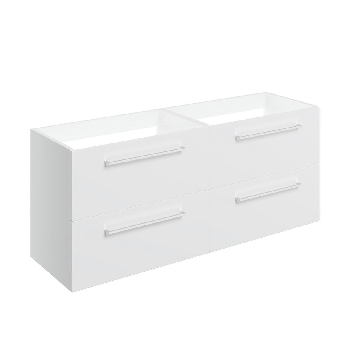 Auvellis Volta 1180mm Wall Hung 2 Drawer Basin Unit Run (No Top)
