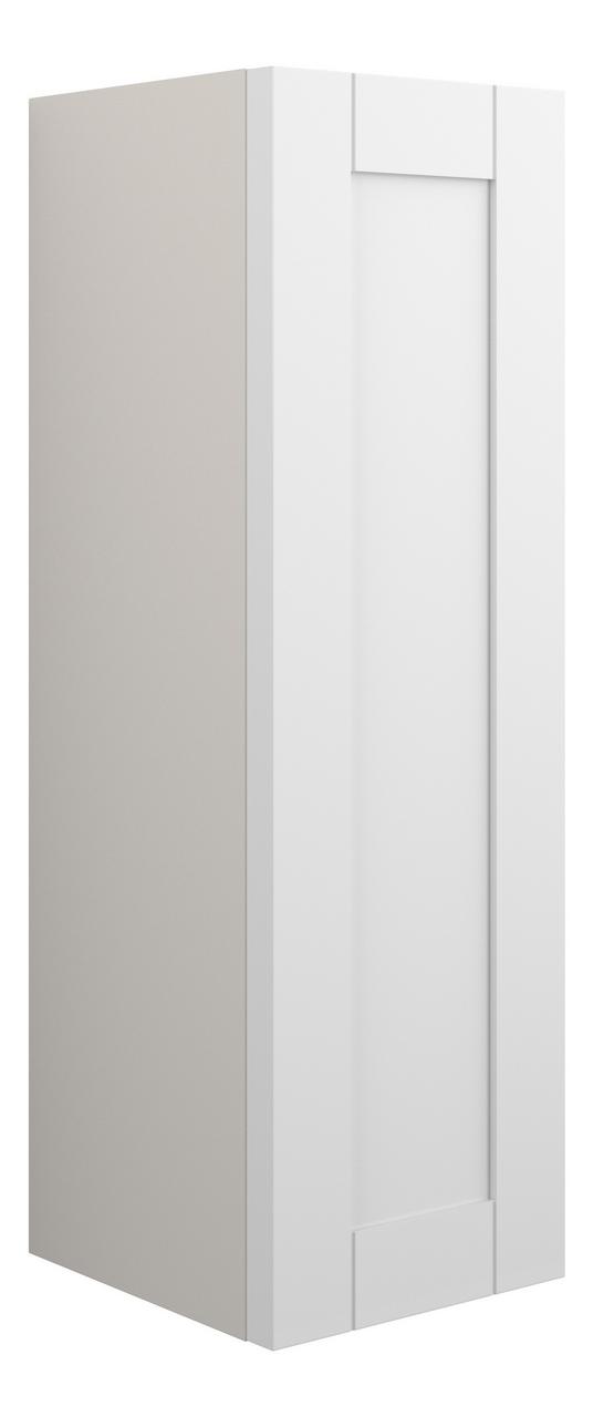 Auvellis Forma Shaker-Style 200mm Slim Base Unit – Matt White | Cabinet Colour: Grey