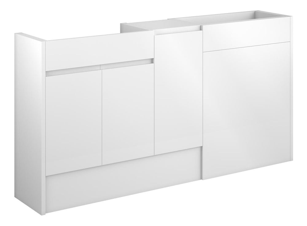 Auvellis Cara 1536mm Standard Basin, WC & 1 Door Unit Pack