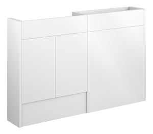 Auvellis Linaro 1236mm Slim Basin & WC Unit Pack