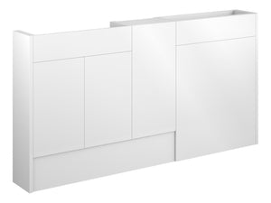 Auvellis Linaro 1536mm Slim Basin, WC & 1 Door Unit Pack