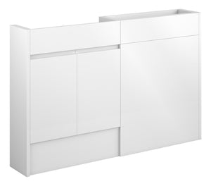 Auvellis Cara 1236mm Slim Basin & WC Unit Pack