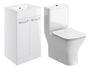 Auvellis Volta 510mm Floor Standing Unit & Close Coupled WC Pack