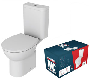 Auvellis Lunero Close-Coupled Rimless WC complete set