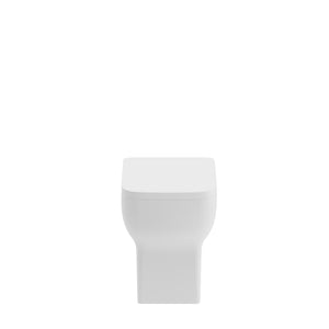 Auvellis Linaro Rimless Back-to-Wall WC with Soft-Close Seat – front view