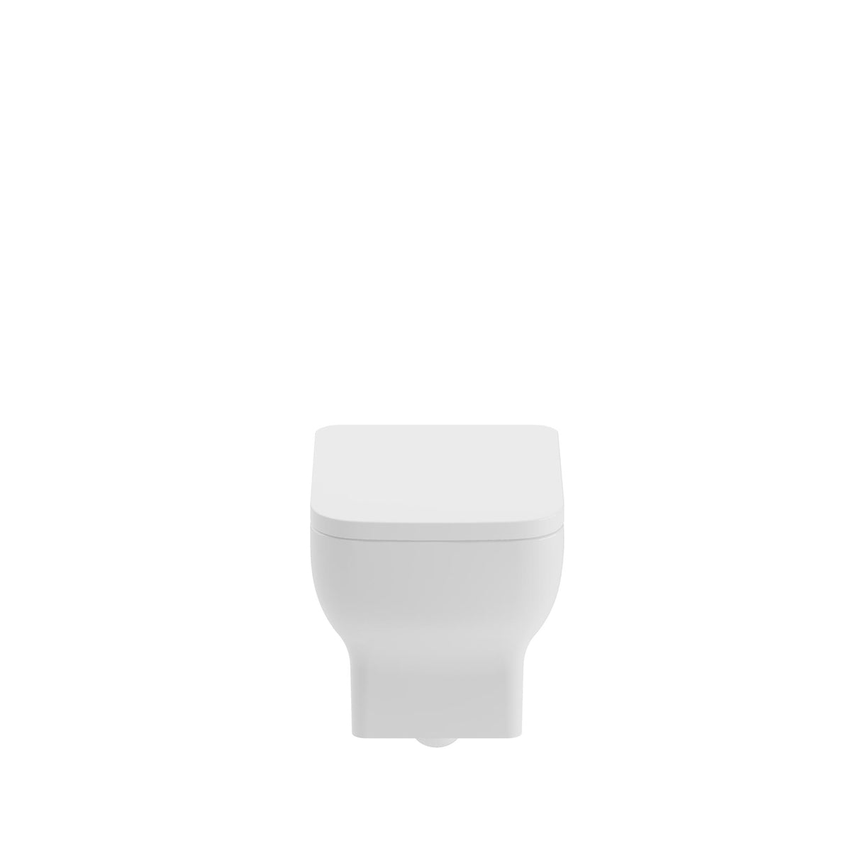 Auvellis Linaro Rimless Wall-Hung WC with Soft-Close Seat – front view