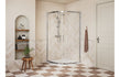 Auvellis Classix 2 Door Quadrant Shower Enclosure – Chrome – room setting