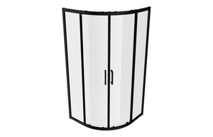 Auvellis Classix 2 Door Quadrant Shower Enclosure – Matt Black – product view