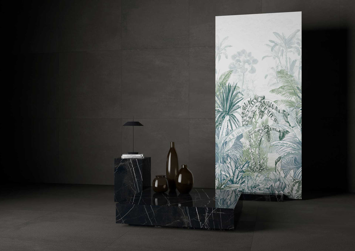 TAU Decor+ tiles in a finished room setting