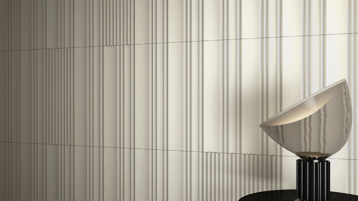 TAU Tornares Ordesa Porcelain Tiles — official TAU room setting; other surfaces and furnishings shown for inspiration