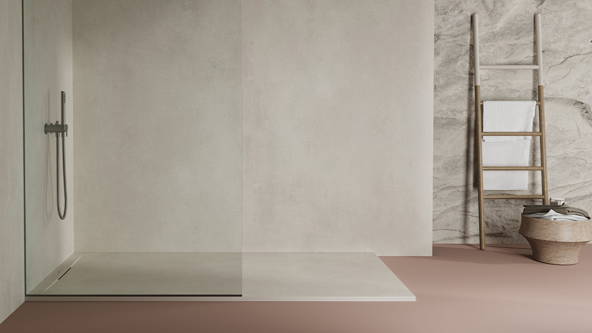 Zenon Ego wall panels in a shower setting